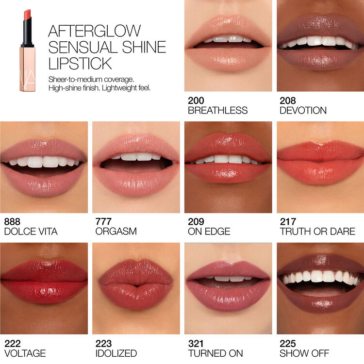 Afterglow Sensual Shine Hydrating Lipstick Nars